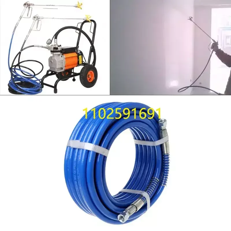 

15m Airless Paint Hose Tube Pipe 3000PSI Sprayer Fiber For Sprayer Gun New