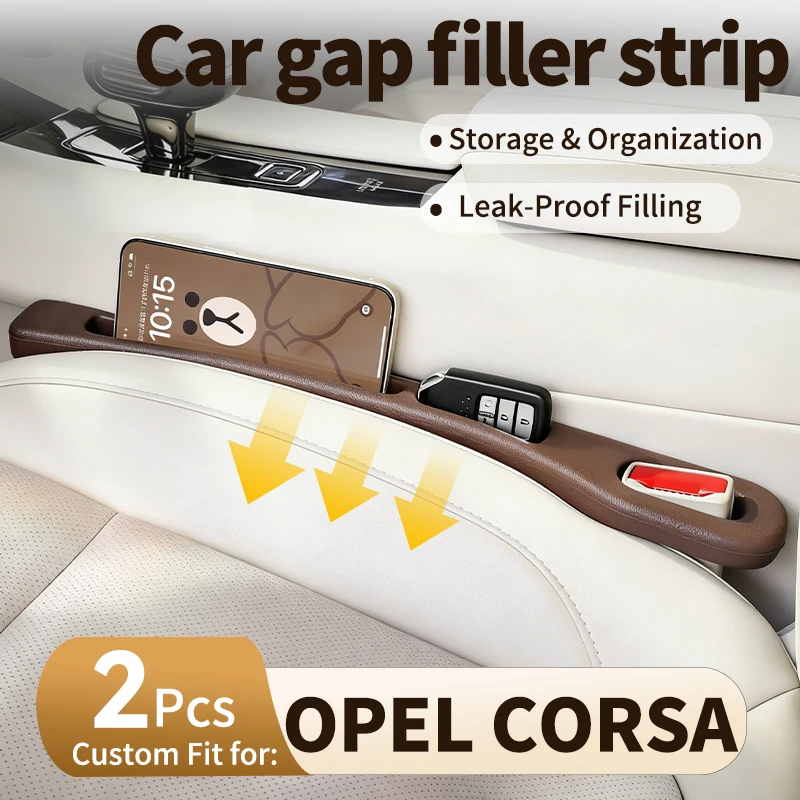 

Custom fit for OPEL CORSA 2026 Car Seat Gap Leakproof Strip, Car Side Crevice Storage Organizer Space-Saving Design, 1 Pair Pack