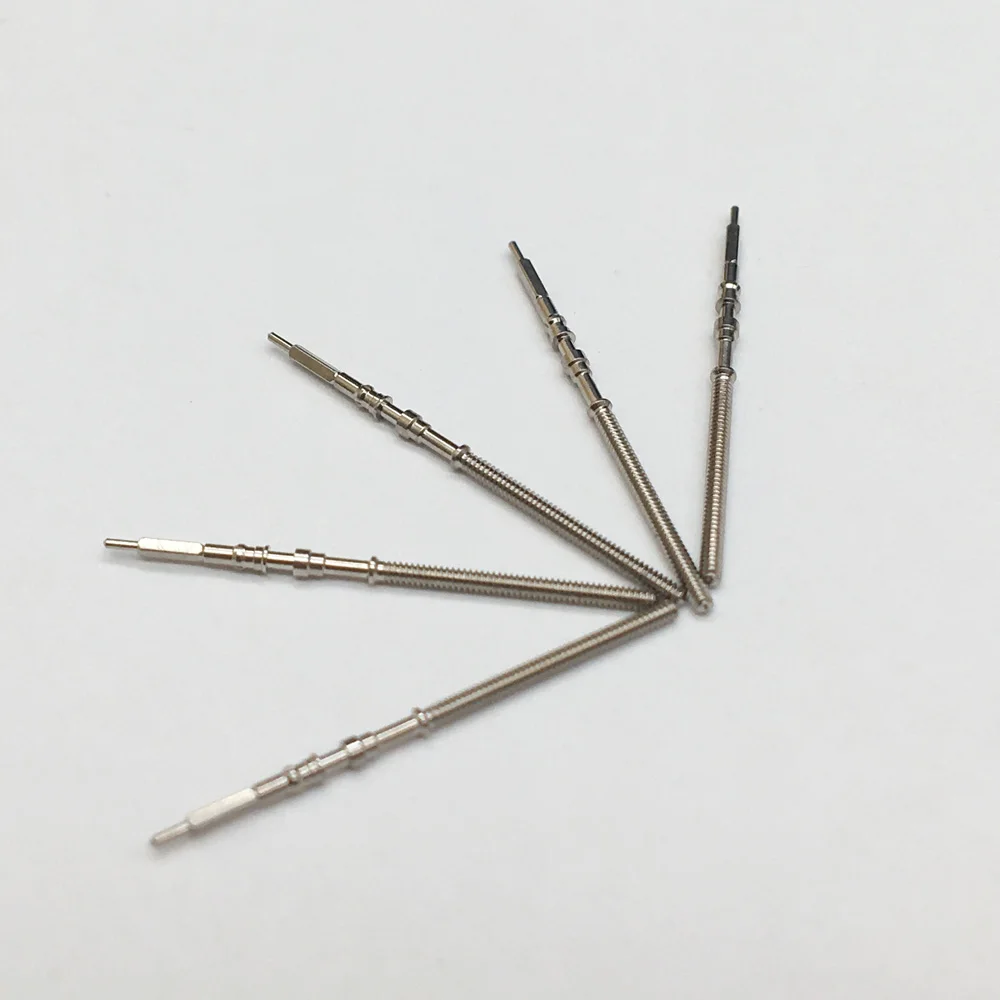 Stainless Steel 5pcs Watch Quartz Movement Winding Stem for VK63 VK63A Mechanism image 4
