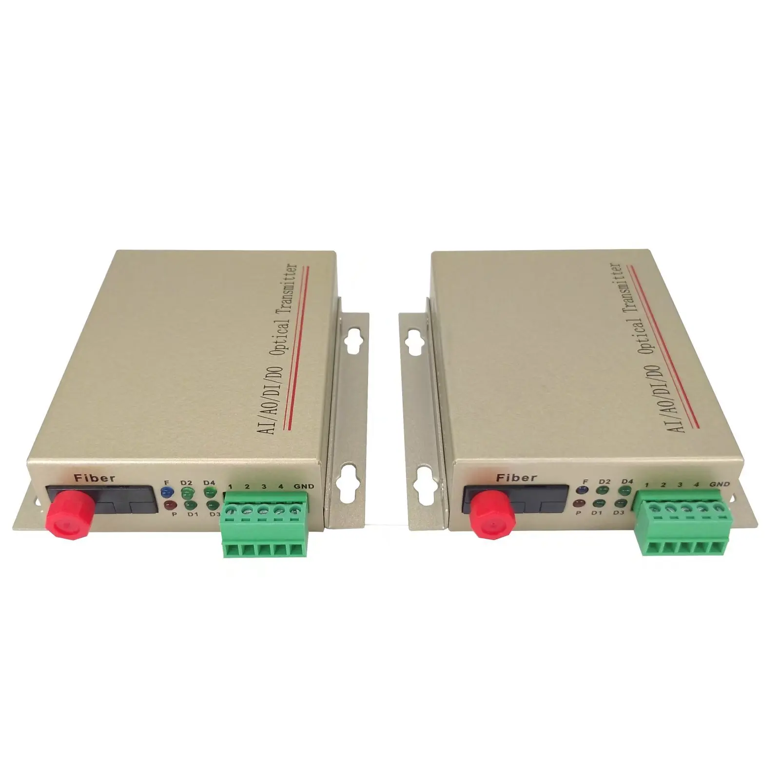 Analog optical transceiver 4-20MA0-12V to fiber optic 1/4/8/16/32 current to fiber optic