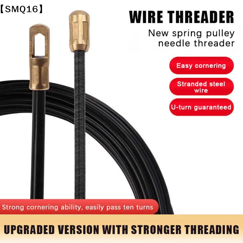 5/10/15/20/25/30M Cable Puller Nylon Electrician Spring Tape Wall Wire Lead 3mm Conduit Threader Puller Wiring Aid Tool【SMQ】