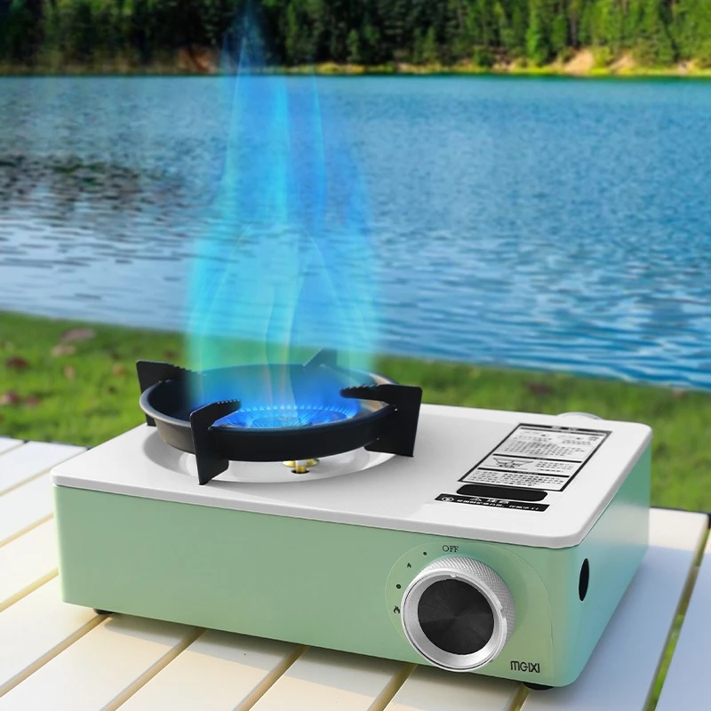 

Outdoor barbecue portable fire cassette stove camping picnic cooker outdoor windproof