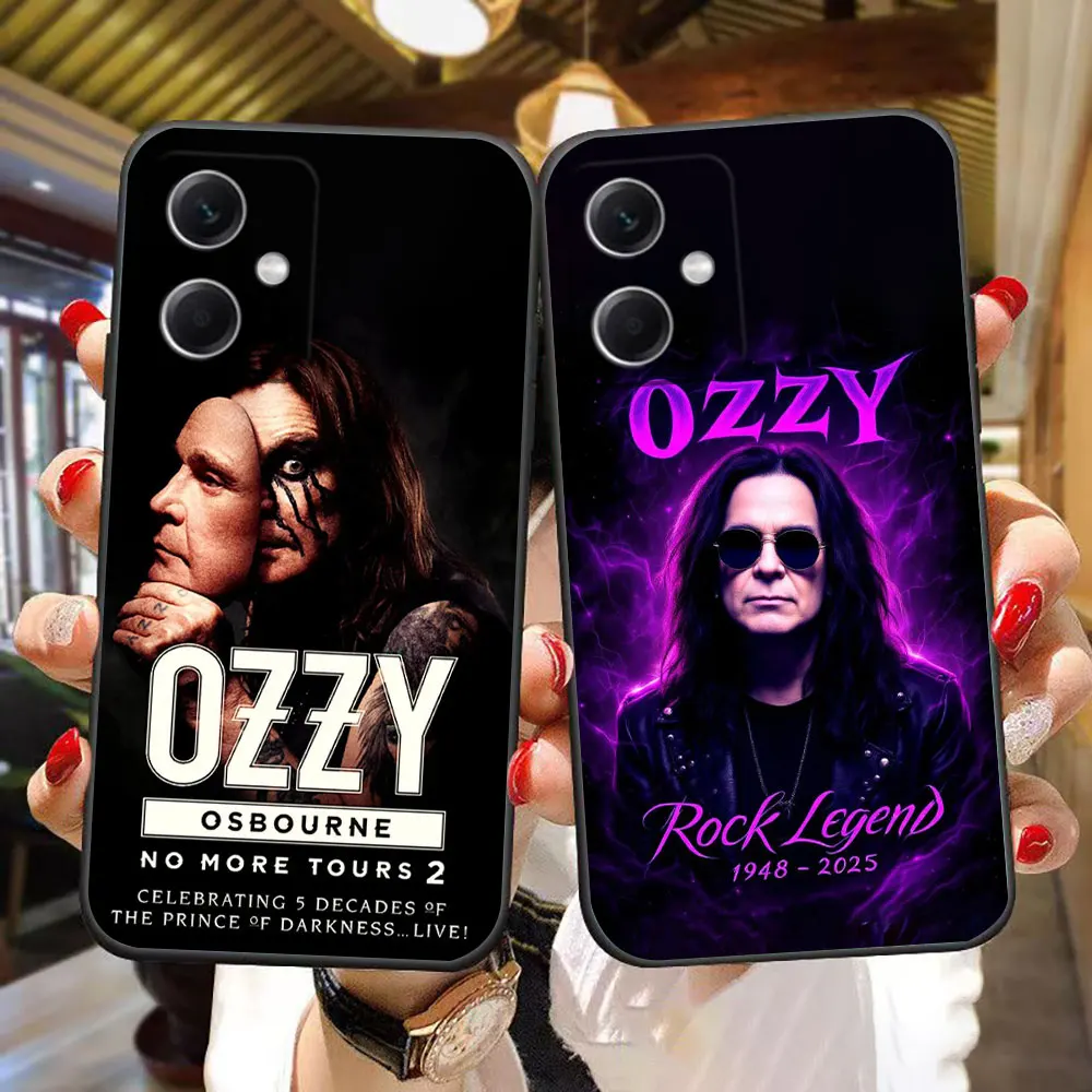 God Singer O-Ozzy O-Osbourne Phone Case For Redmi A1 A2 A3 8 8A 9 9A 9C 10 9T 10C 12 12C 13 13C 14C 15 15C K30 K40 K60 TPU Cover