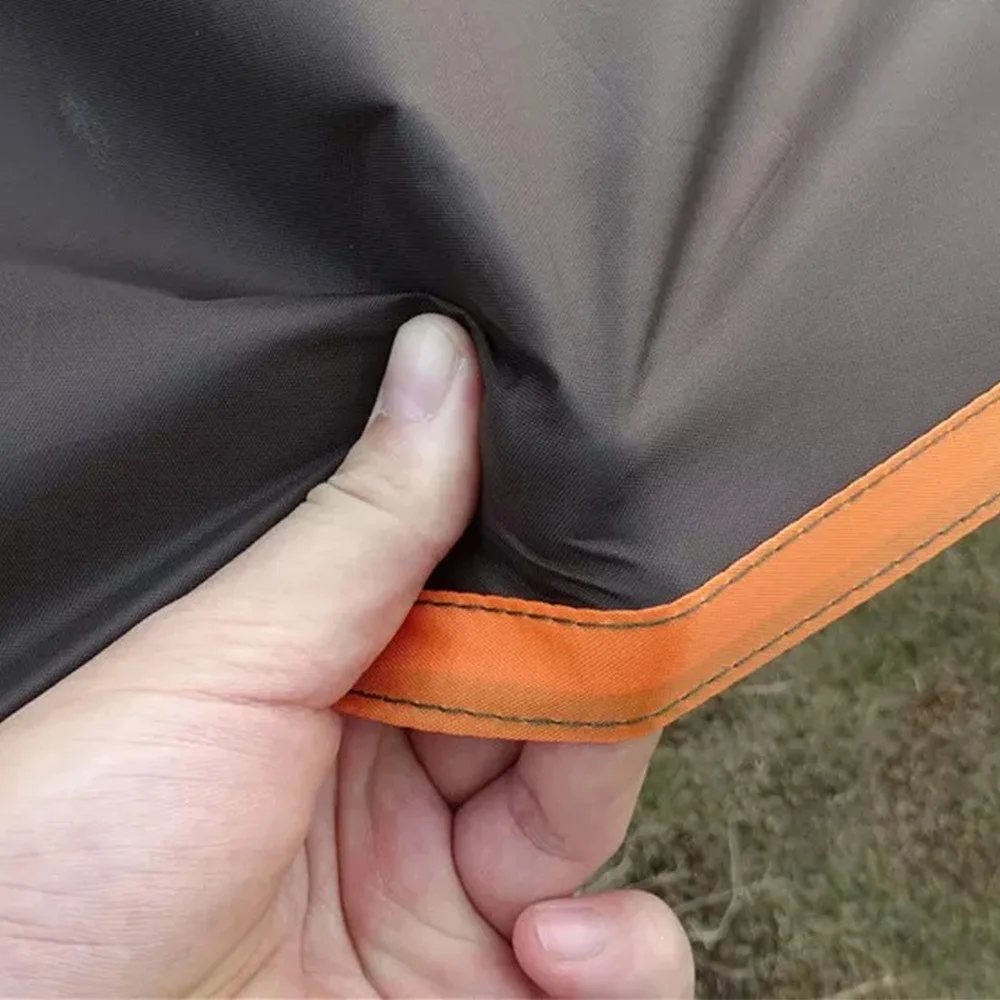 Oxford Color Block Oversized Waterproof Sun Tarp Home Garden Beach Leisure Large Shade Canopy