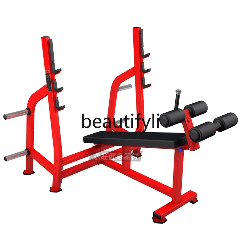 Downward Bench Rack Gym Commercial Red Studio Large Strength Fitness Equipment