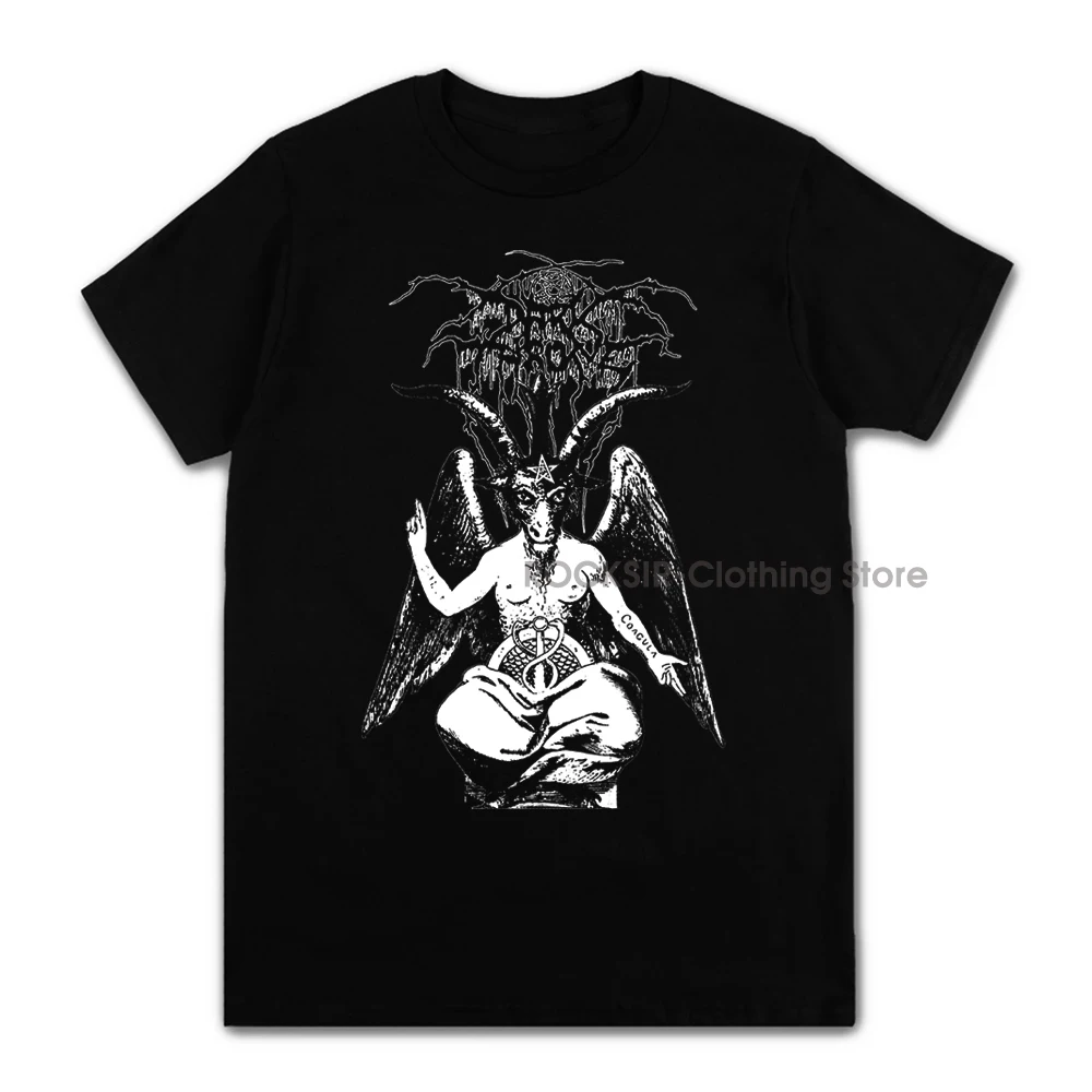 New Summer Men\'s T Shirt 2022 Norwegian Black Extreme Metal Darkthrone Band Printed t shirts Cotton Casual Short Sleeve Tops