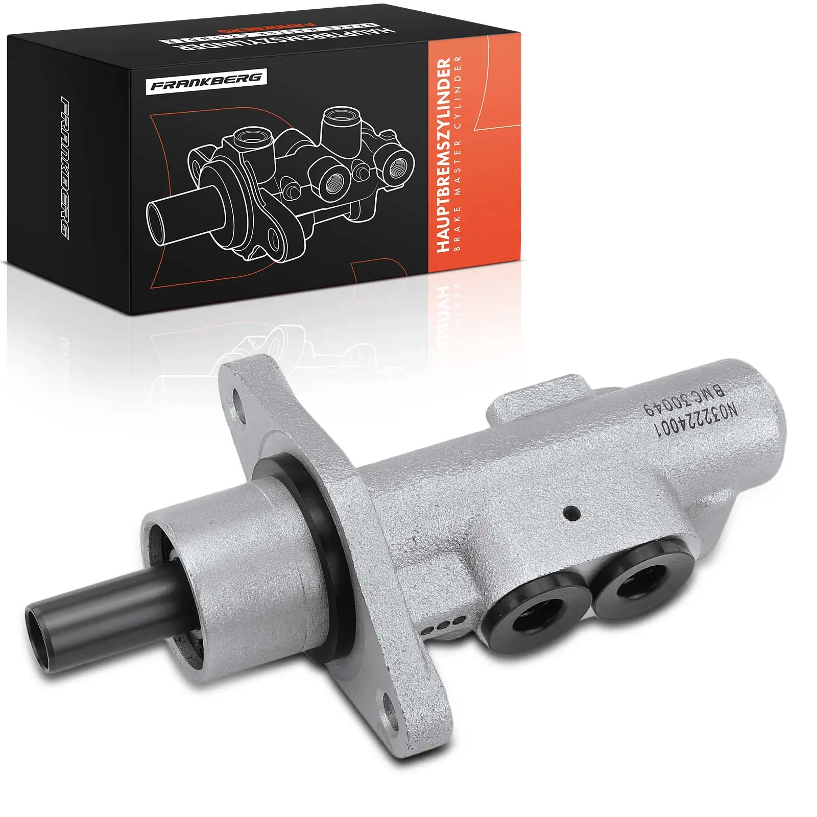 Frankberg 1x Rembekrachtiger Remcilinder voor VW Golf 3 III 1H 1E Polo 6K Seat Toledo I 1H1698019B 112778 M630049 6K1614101C