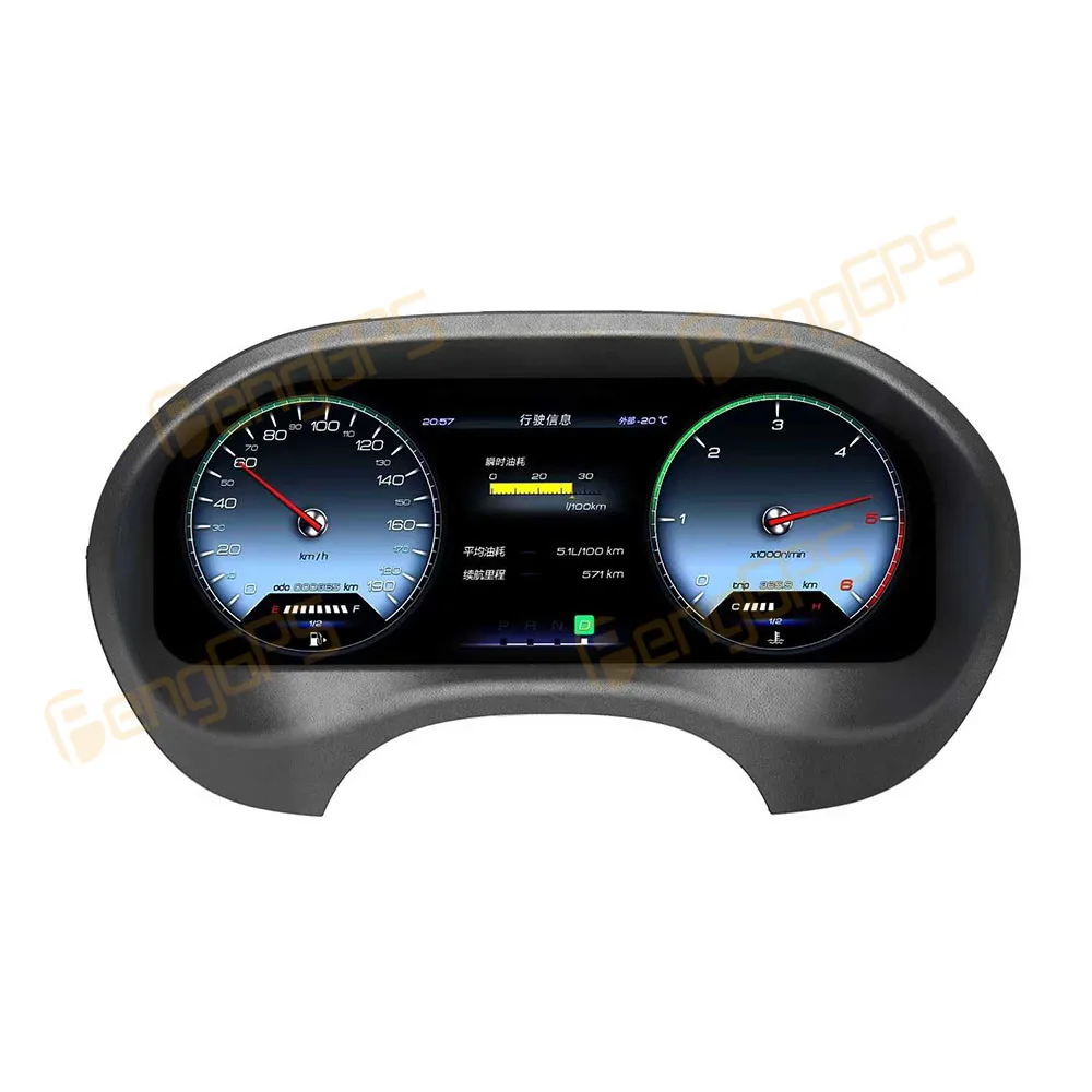 

12,3-дюймовая цифровая приборная панель LCD для Mercedes-Benz Vito 2016-2023: автомобильный спидометр, одометр, кокпит