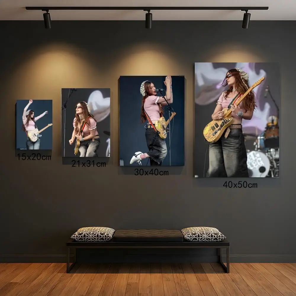 band W-Wet Leg-G Poster Self Adhesive Wall Decor for Modern Home Cafe Office and Bar