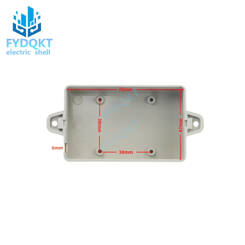 1pcs 82x52x35mm DIY Plastic Electronic Project Box Enclosure Instrument Case NEW Wire Junction Boxes