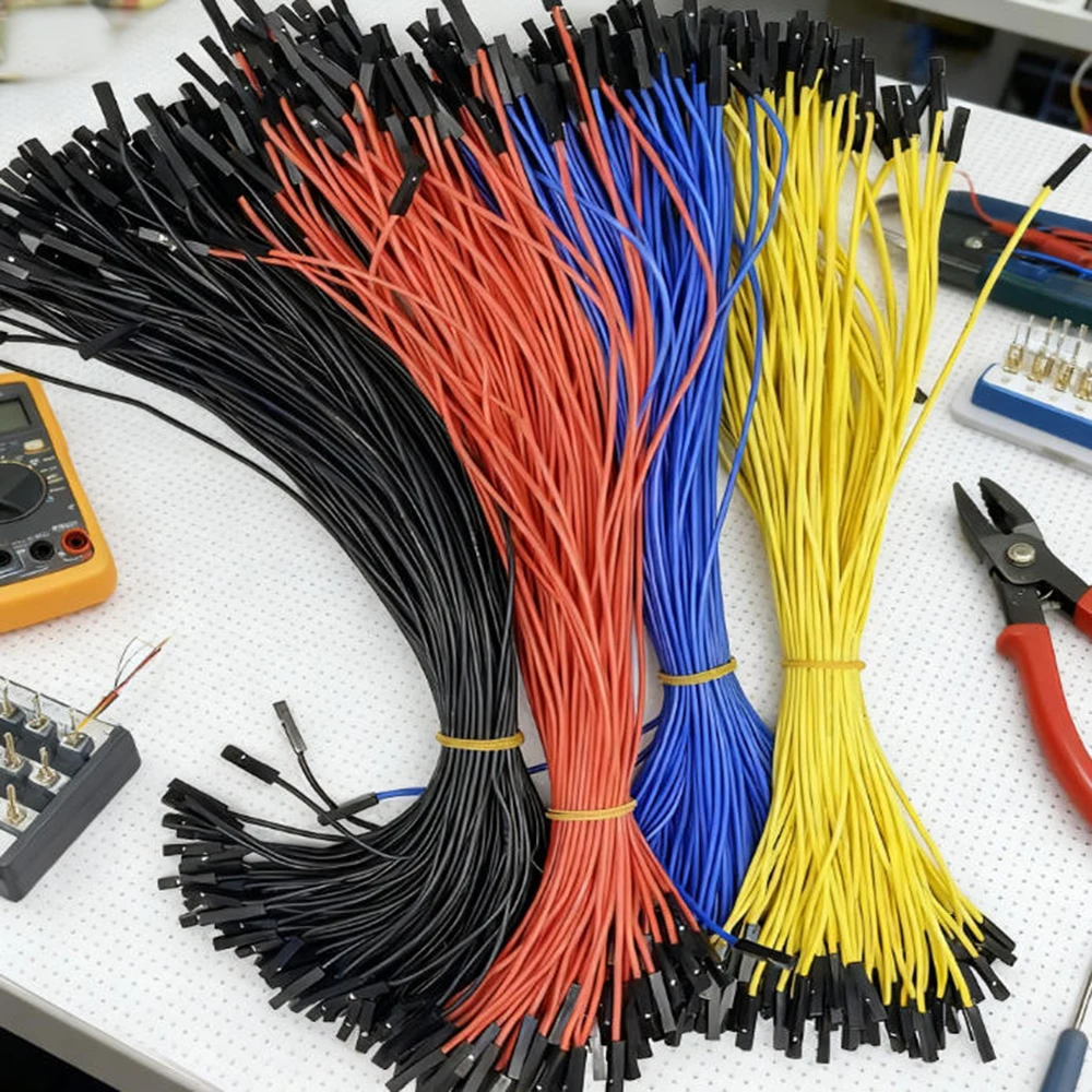 Силиконовый провод Dupont 26AWG, соединительный кабель «мама-мама», высокотемпературный гибкий гелевый провод 1P Ilica для электроники Arduino DIY