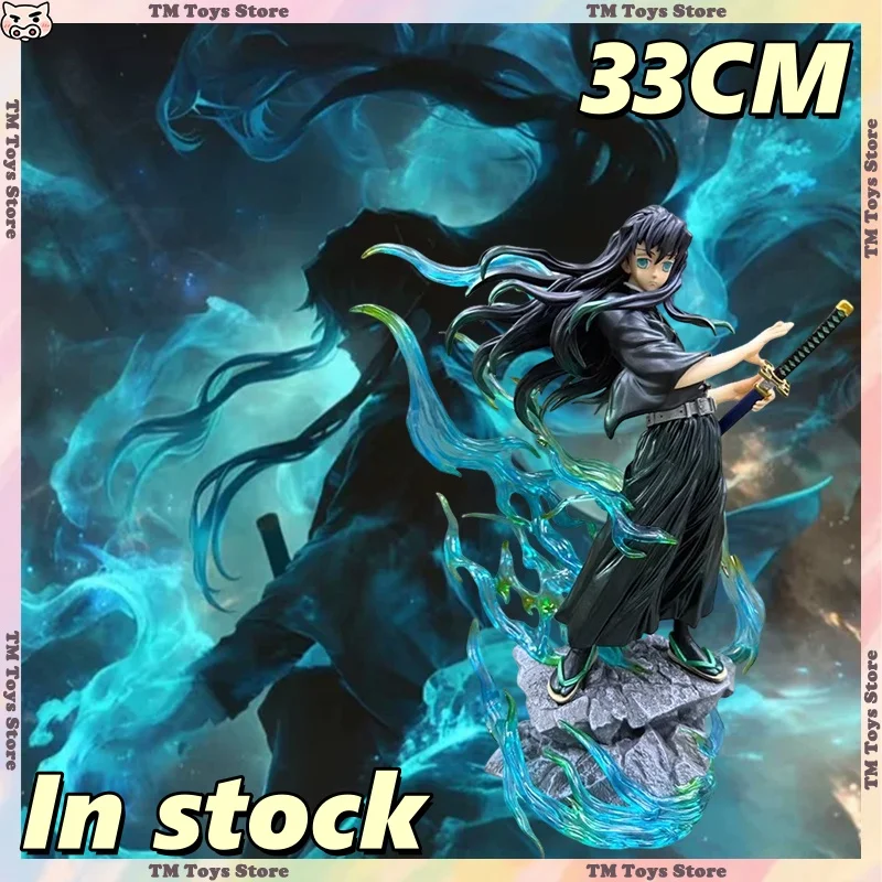 

Новые аниме-фигурки «Убийца демонов», 33 см, фигурка Токитоу Муичиро, статуя из ПВХ, украшение для рабочего стола, Коллекционная модель, игрушки, Рождественский подарок