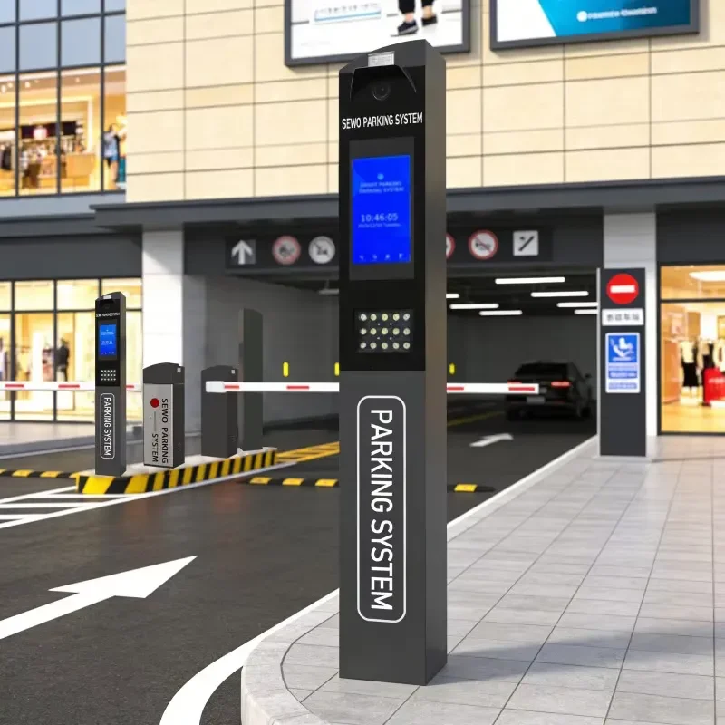 Hot Sale SEWO Hotel Parking System ANPR Design with Automatic Barrier Gate for Guest Vehicles