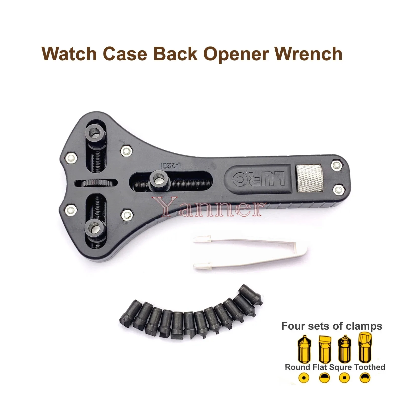 A+ Jaxa Wrench Watch Back Case Opener Battery Change Tool For Watch Repair Watchmaker Tool