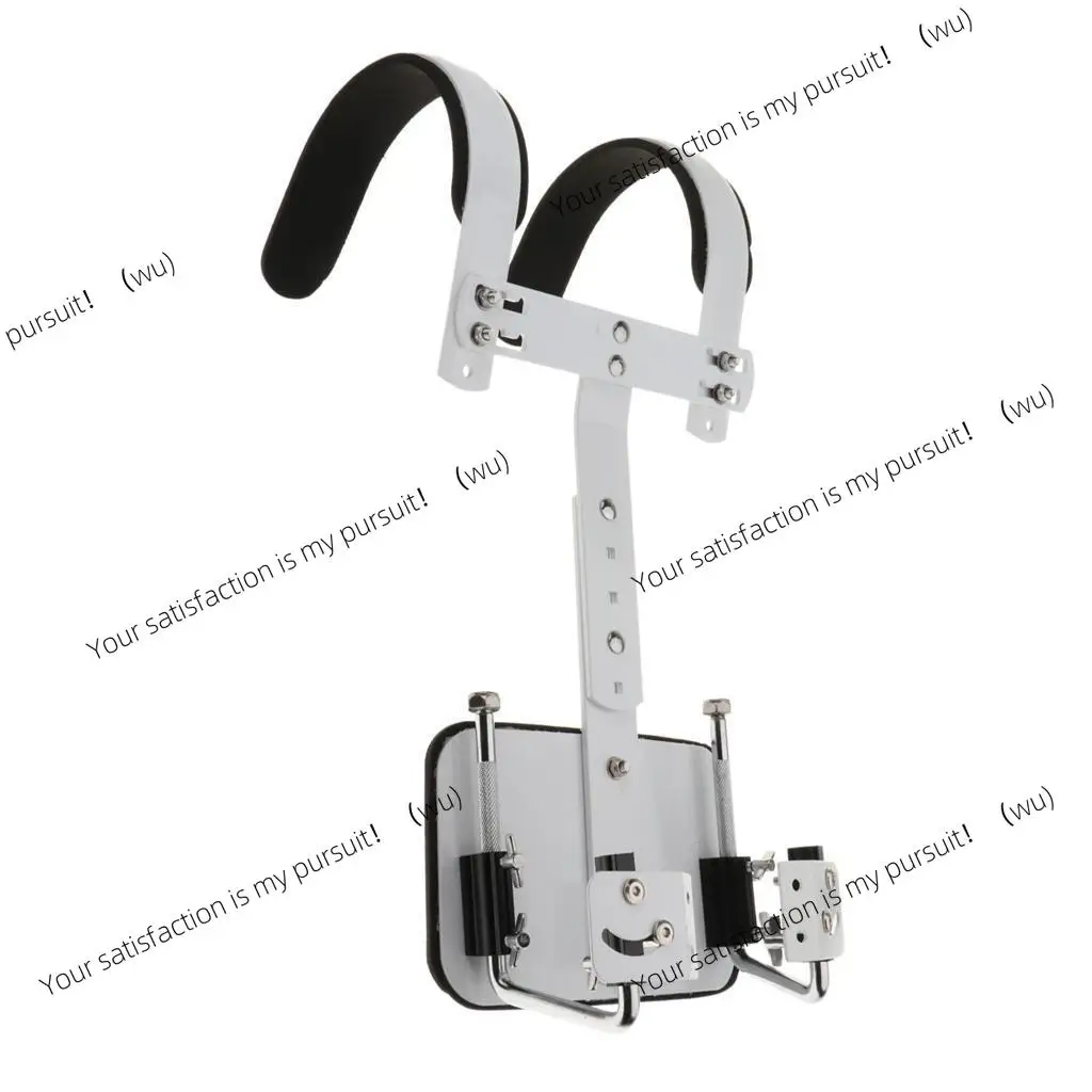 Adjustable Marching Snare Drum Carrier Aluminum Alloy Snare Drum Carrier Easy Assembly Holder Shoulder Strap Musical Instruments