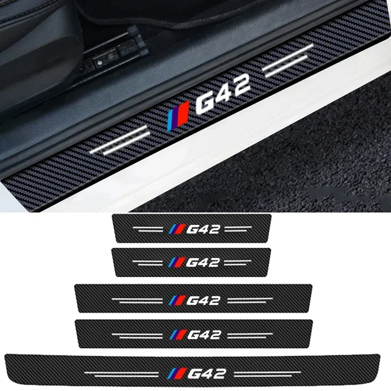 Car Trunk Door Sill Decor Film for BMW G42 Waterproof Sticker Durable Protective Strip Tape Entry Pedal Interior Accessories
