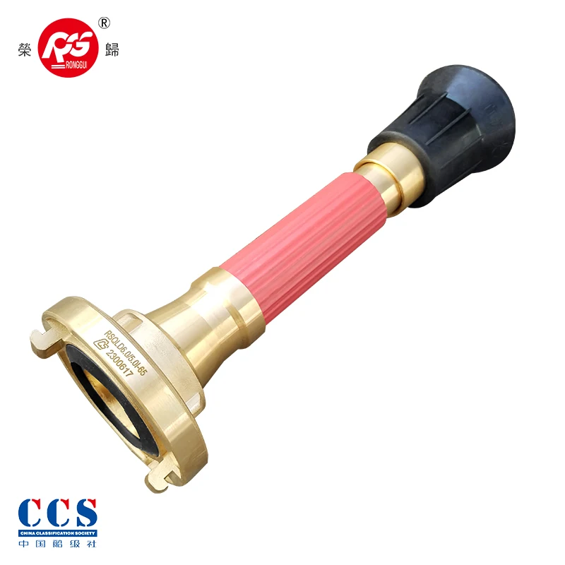 Hot Sale Marine Fire Hose Nozzle, Direct Current Water Mist Dual-purpose Three-section Fire Nozzle Hose Joint