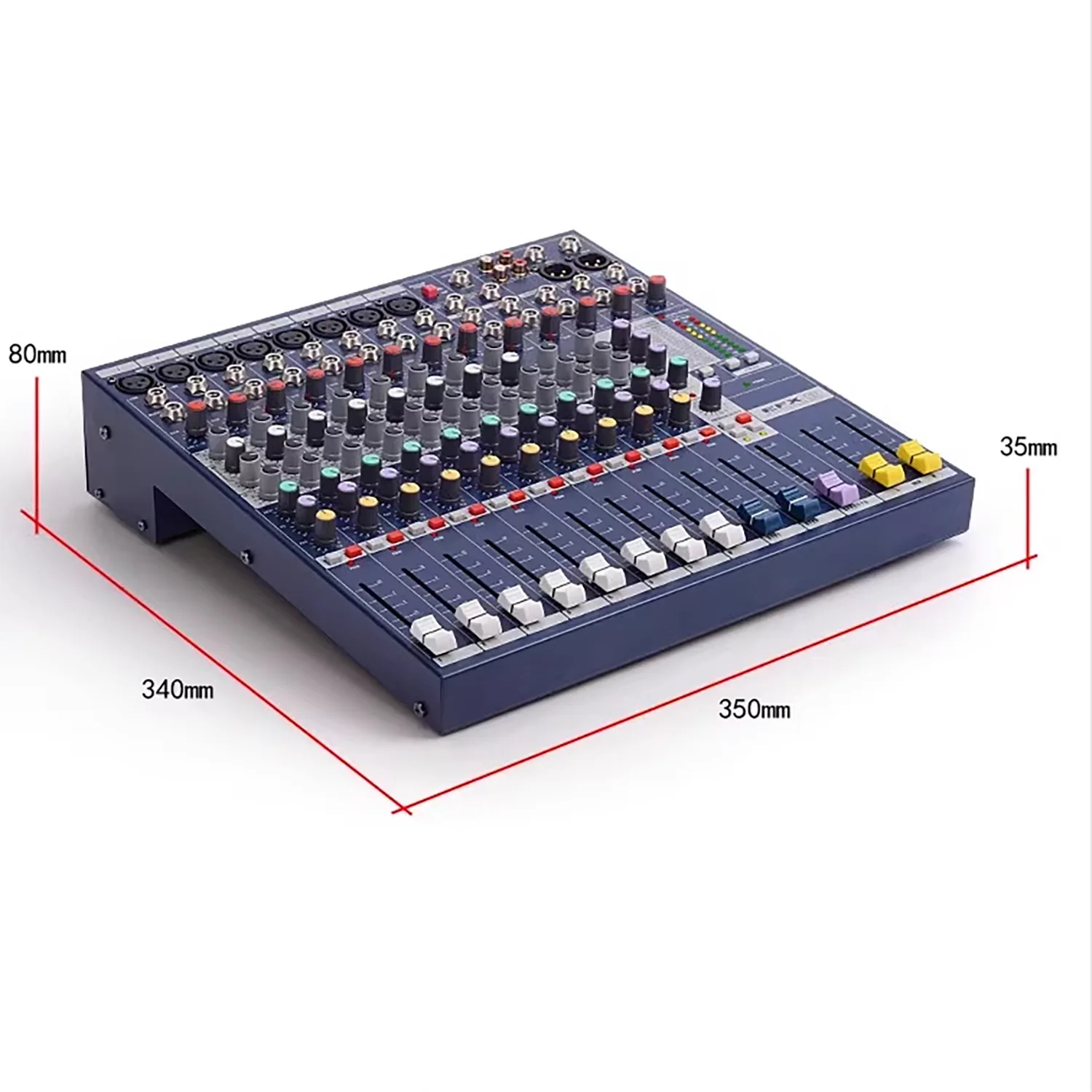 Upgraded Professional Mixing Console with Bluetooth Effects, EFX8/12/16 Channel for Digital KTV and Stage Performances