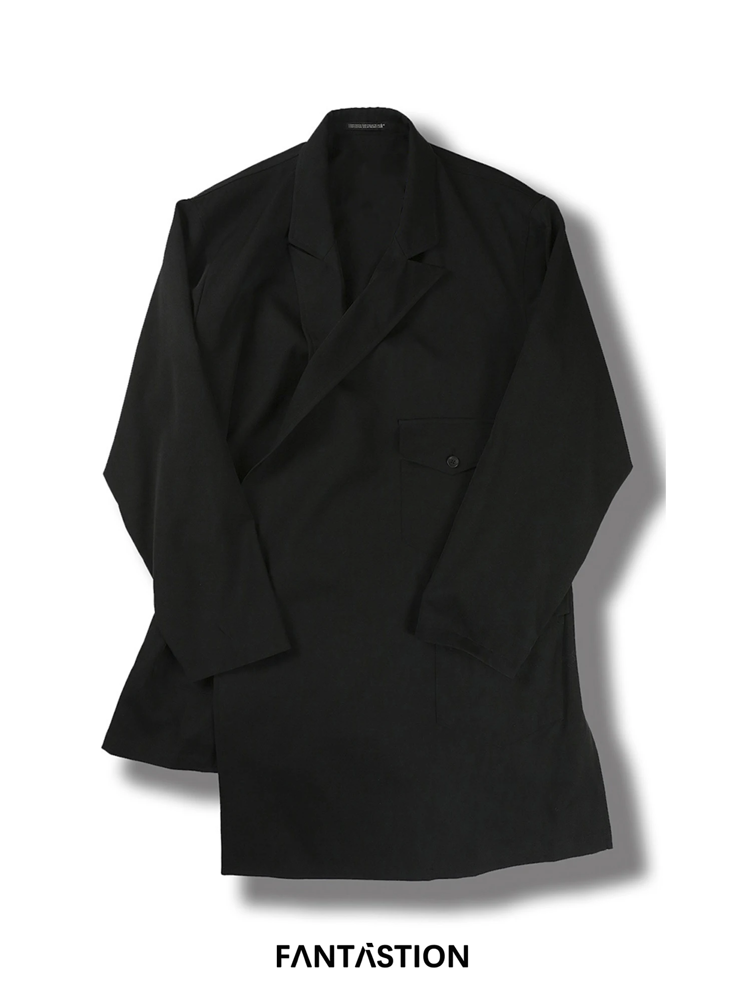 Fantation-blazer informal para hombre, chaqueta de diseño Original, color negro