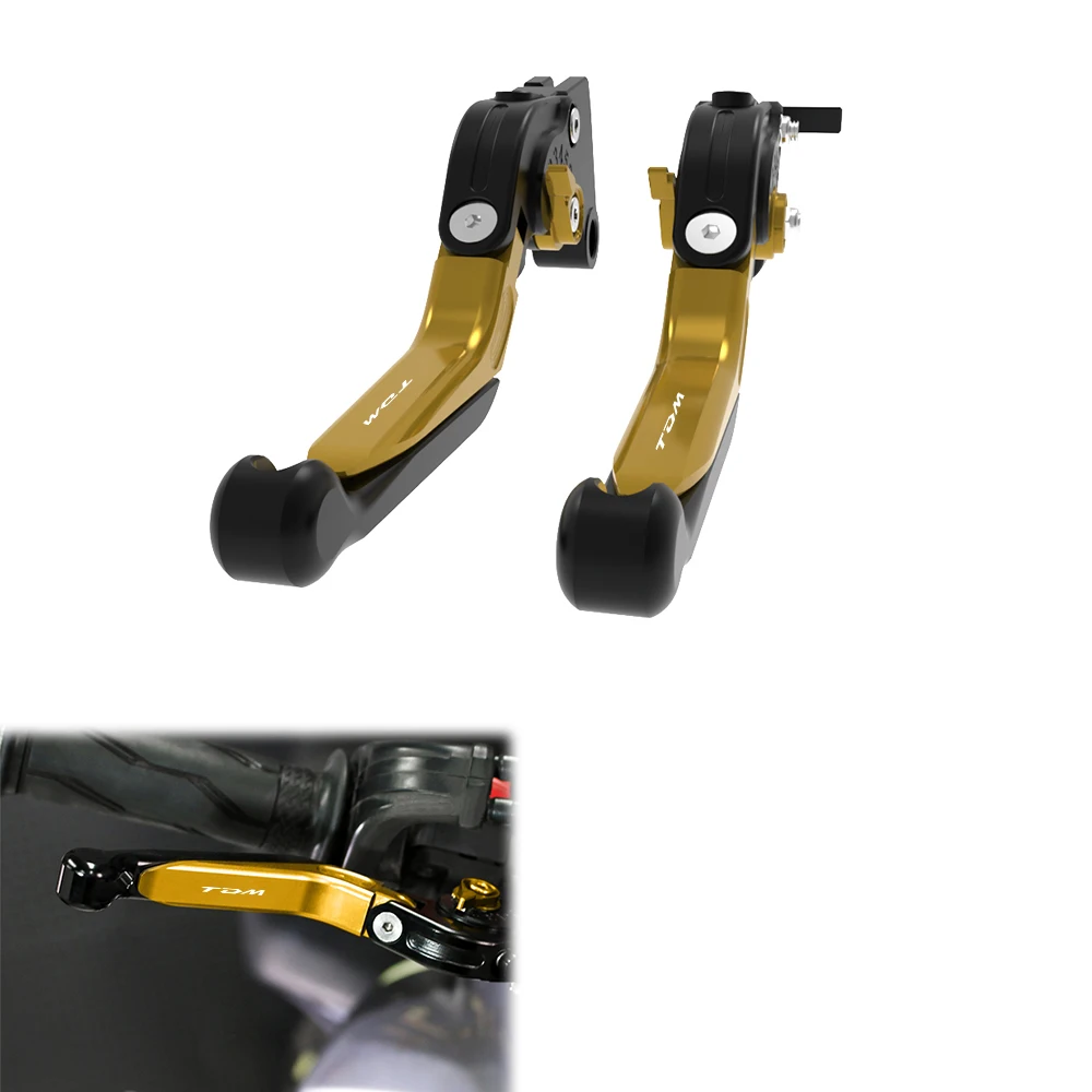 

Motorcycle Brake Clutch Levers Adjustable Foldable Extendable Handle Levers Fit For Yamaha TDM 900 2004 2005 2006 2007 2008 2009