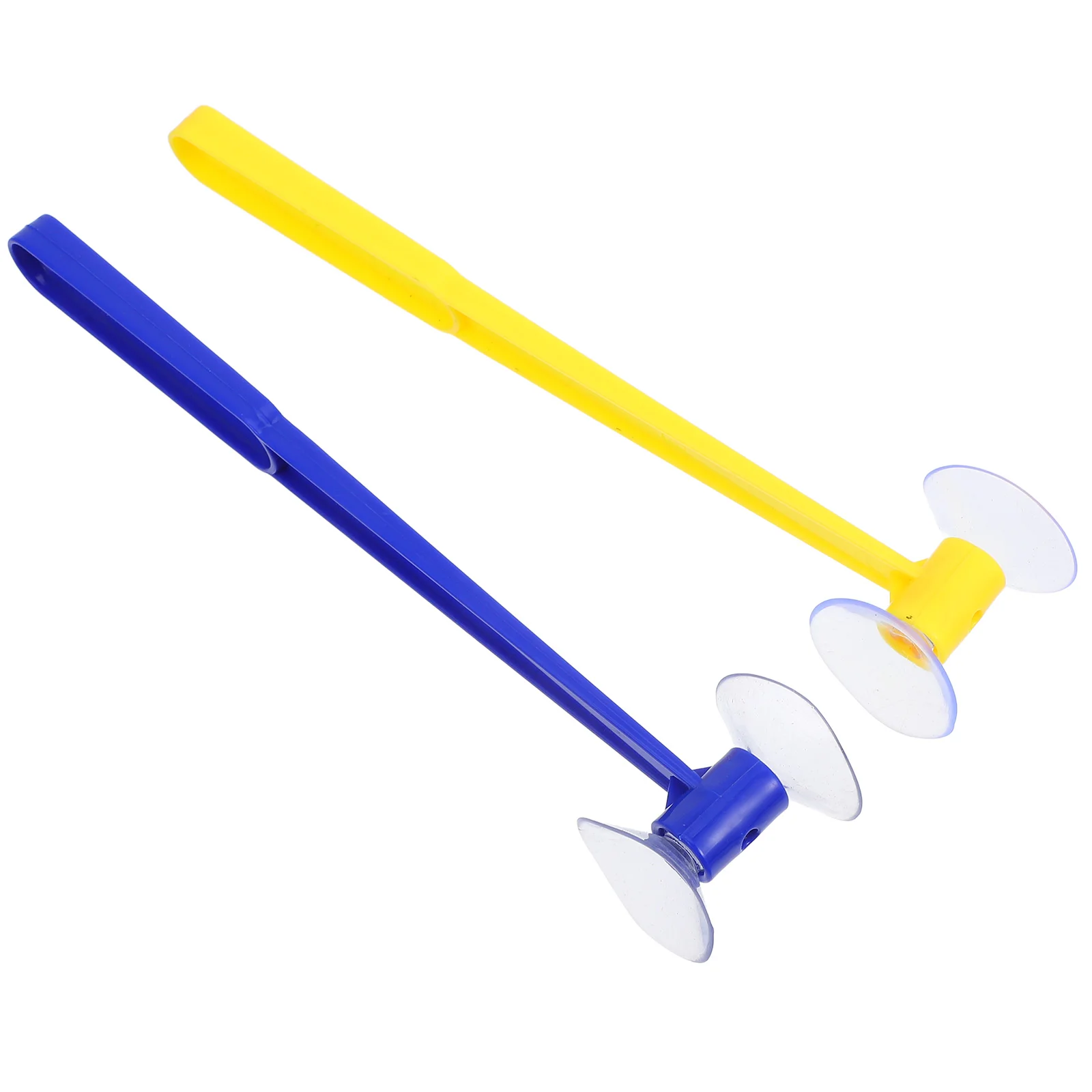 2 Pcs Suction Cup Hammer Toy Grip Improvement Kids Cheering Mini Random Color Toys Plastic