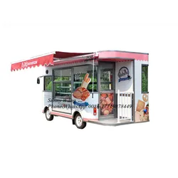 OEM Street Mobile Electric Food Truck Coffee Vending Cart for Sale Ice Cream Fast Food Catering Kiosk