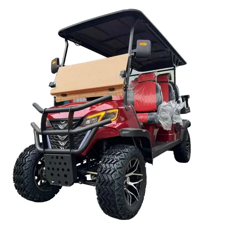 2024 Stylish Custom 4 6 Seater Street Legal Golf Cart Electric Four Wheeler Convenient Easy to Operate Durable