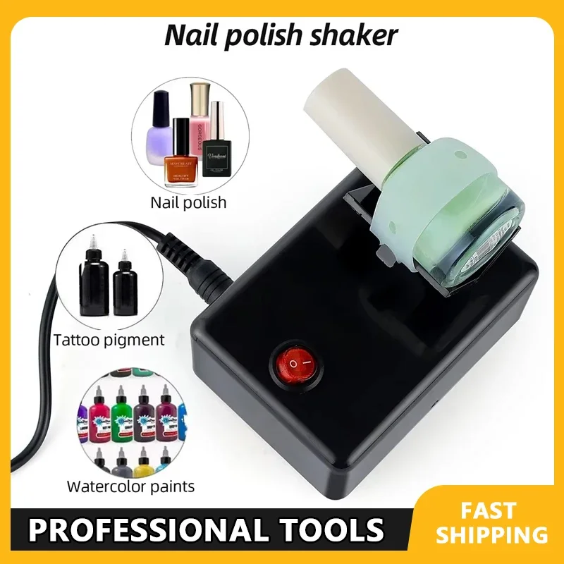 

Electric Nail Polish Shaker for Tattoo Ink Pigment Mixer UV Gel Paint Liquid Bottle Anti-Caking Shaking Machine