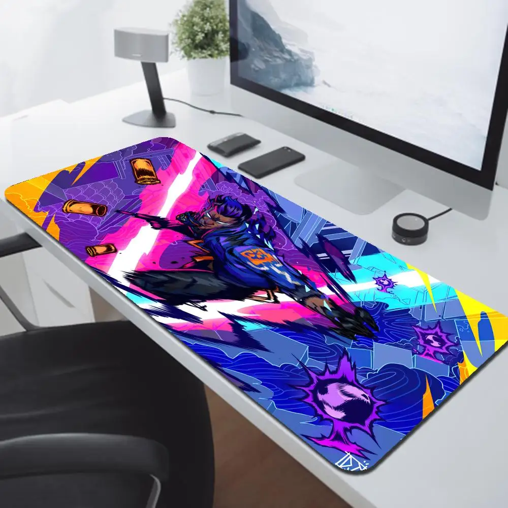 Valorant Large Mouse Pad Pc Gamer Cabinet Non-slip Keyboard Computer Office Desk Mat Gaming Accessories Anime ковер Mousepad Xxl