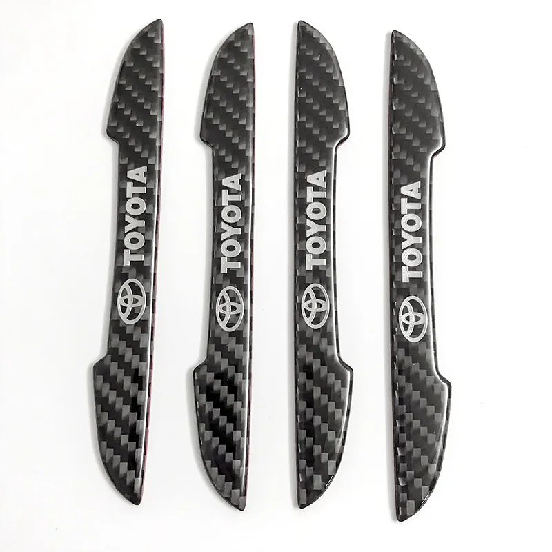 ملصقات حماية حافة باب السيارة شريط حماية مضاد للتصادم لسيارة Toyota Vitz Corolla 86 RAV4 Aygo 30 Hilux ملحقات السيارات