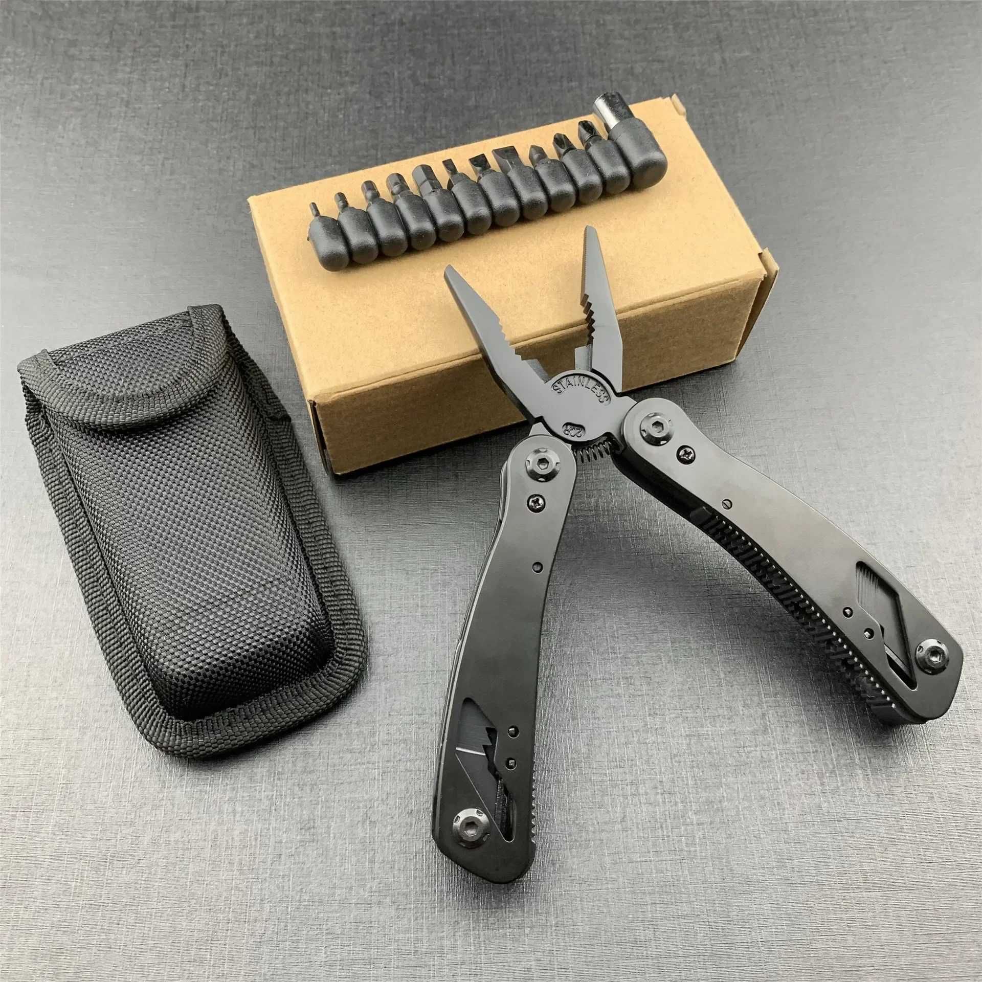 

Newest Multi-function Folding High-quality Multi-purpose Multi-scenario Survival Knife Stainless Steel Durable Camping Pliers