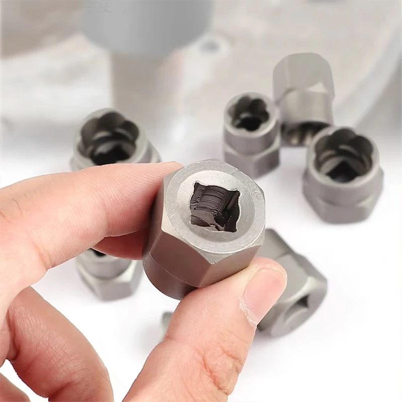 

Creamily 14Pcs Impact Bolt & Nut Remover Set Cr-Mo Steel Bolt Extractor Tool Set With Solid Storage Case For Industrial Shipping