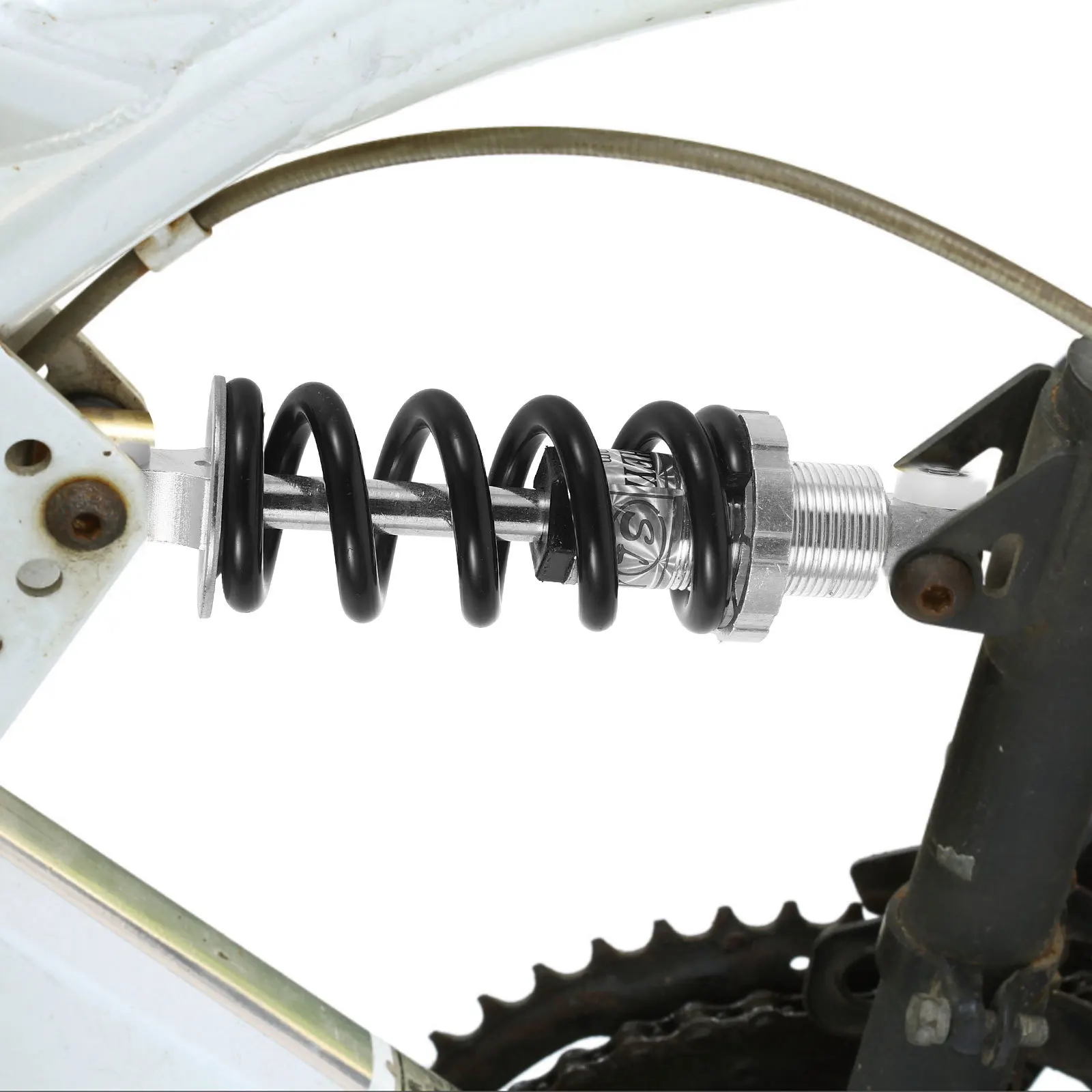 

Bike Rear Shock Absorber Spring Shocks Suspension Bumper Durable Lightweight Mountain Bicycle Electric Kids Sports