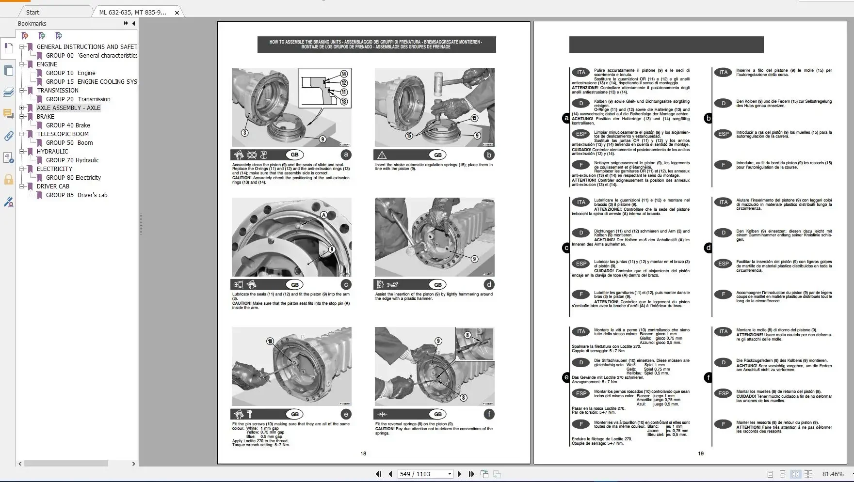 AutoDVD MANITOU Truck 15.8 GB Service Manual and Parts Manual DVD3