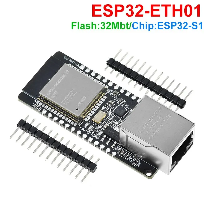 WT32-ETH01 Embedded Serial Port Networking Ethernet Bluetooth-compatible WIFI Combo Gateway MCU ESP32 Wireless Module Board