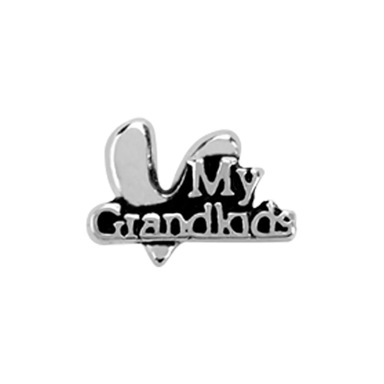 

10pcs Love My Grandkids floating charms for Living glass locket necklace bracelet watch