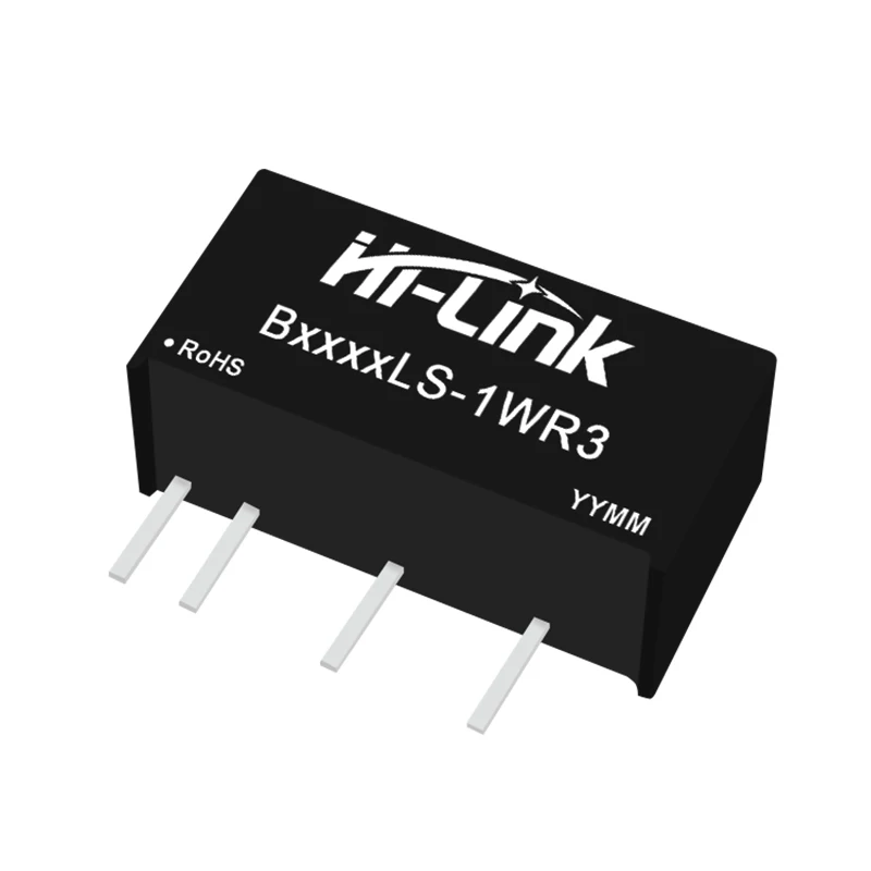 Free shipping Hi-Link 5pcs/lot HLK-B0505LS-1WR3 5V input small size low cost 5V 1W output 89% high-efficiency DC DC power module