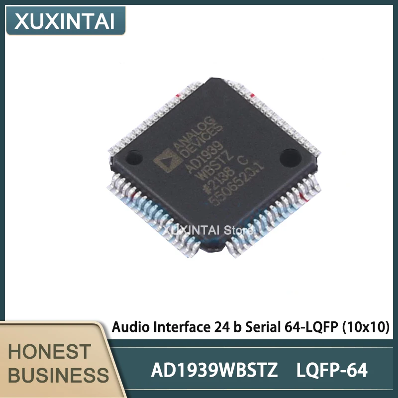 

5Pcs/Lot New Original AD1939WBSTZ AD1939 Audio Interface 24 b Serial 64-LQFP (10x10)