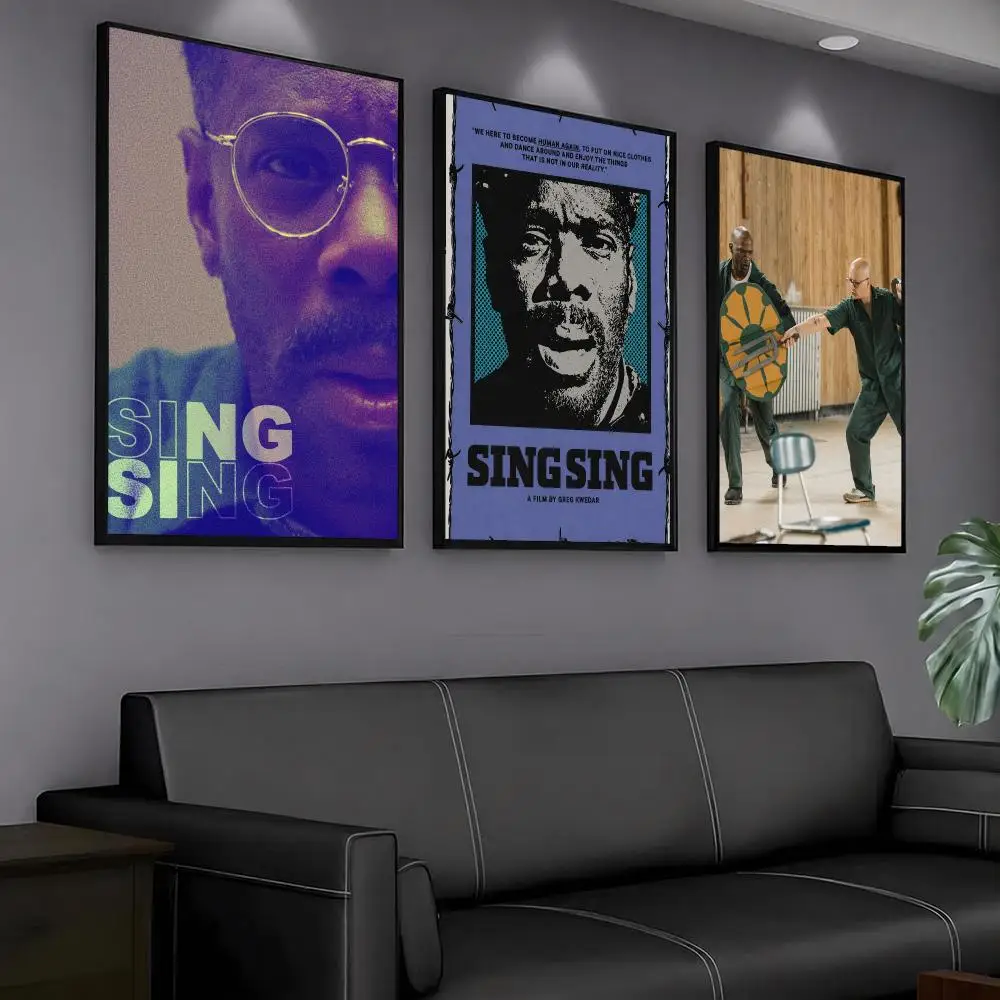 classic movie S-Sing Sing-G Painting Calligraphy Artwork for Home Bedroom Office Wall Decoration Gift