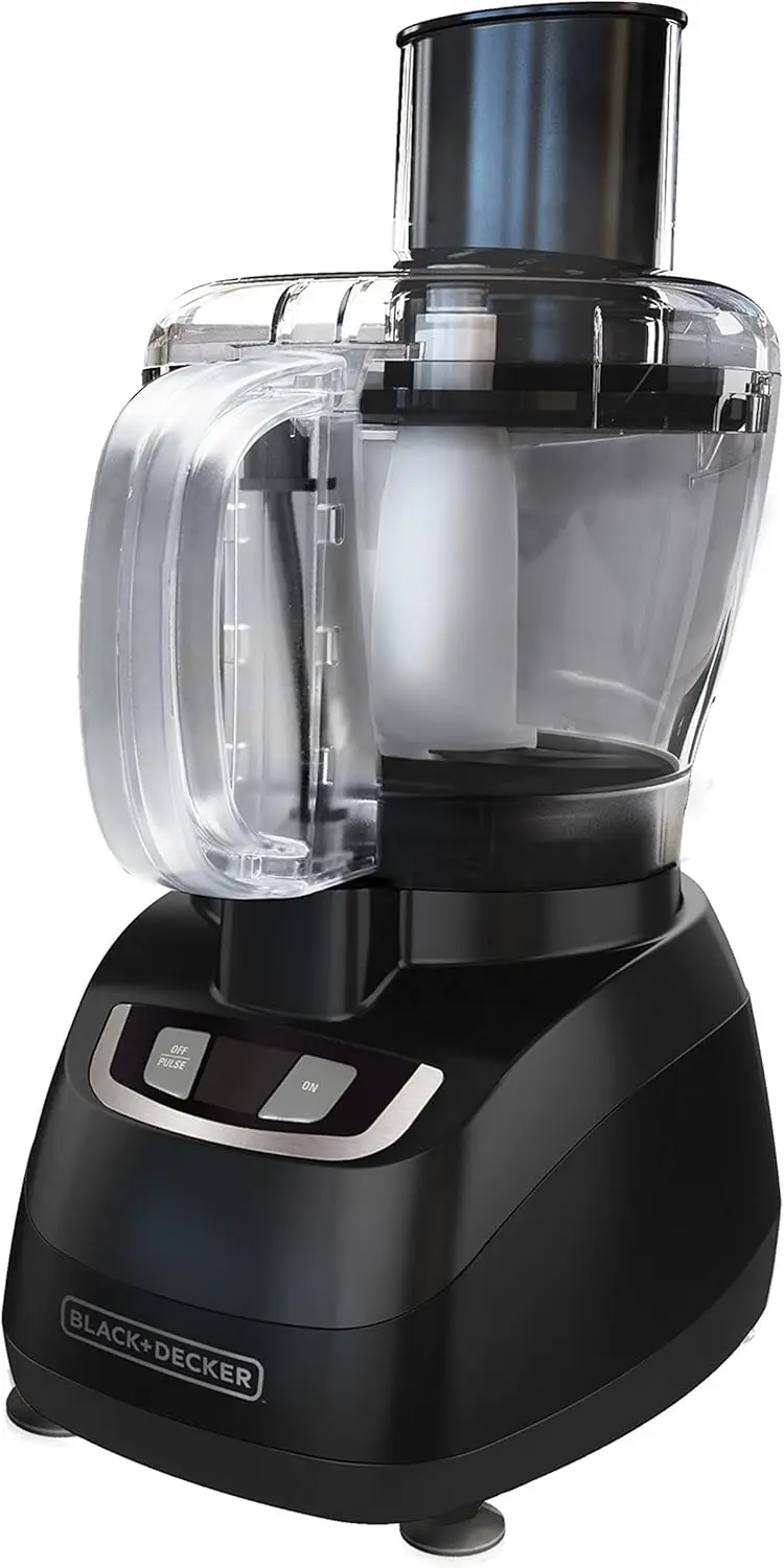 

8-Cup Food Processor with Safety Lock, Dishwasher-Safe Parts for Easy Cleaning