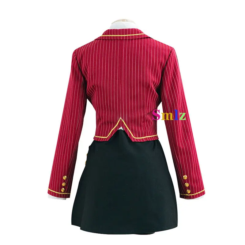 Disfraz de heroína Cosplay de Anime Tears of Themis, uniforme escolar rojo para niñas, disfraces JK para fiesta de Carnaval y Halloween