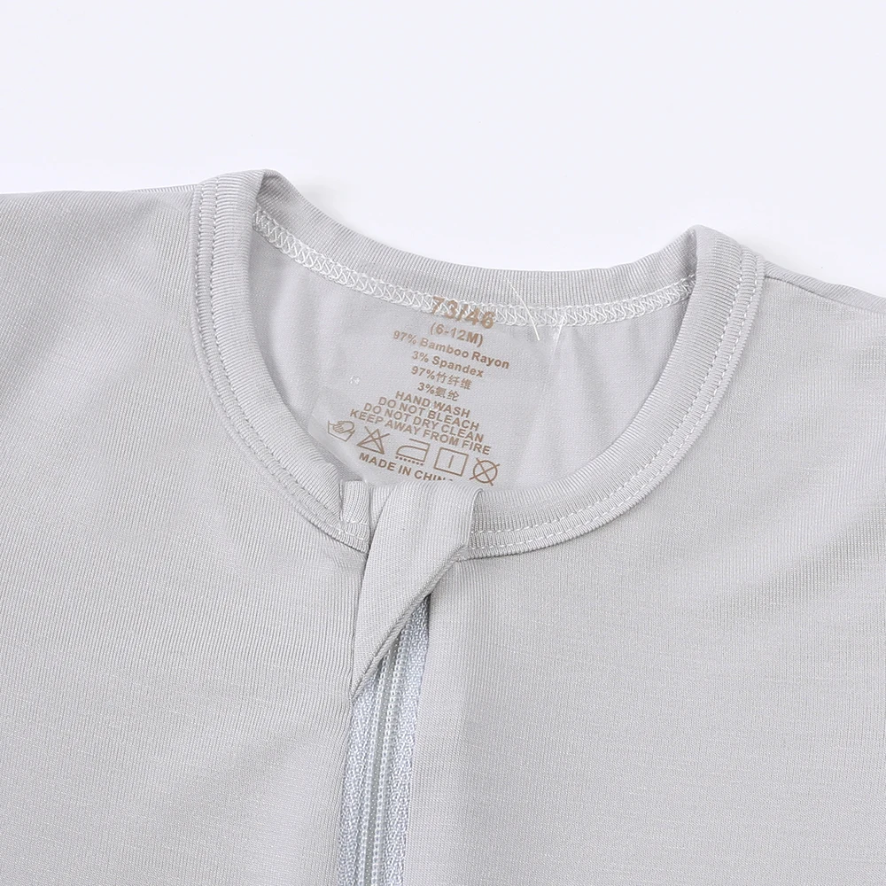 2026 Sommer Neugeborenen Baby Jungen Mädchen Strampler Bambusfaser Kleidung Kurzarm Atmungsaktiver Pyjama Säuglings-Overall Kleinkind-Strampler – Detail 6