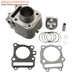 Scooter 52mm Cylinder Kit For Suzuki AN 125 AN125 Vecstar HS125T 125cc Euro II Engine Parts 20EB