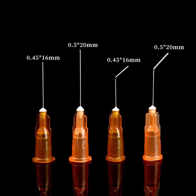 Agulha estéril descartável da irrigação do olho agulha da irrigação do lacrimal do ângulo reto agulha da irrigação dental