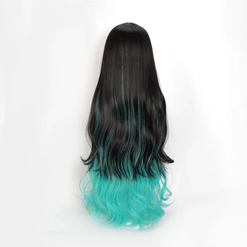 شعر مستعار LQArknights Dusk التنكري - فروة رأس واقعية مع شعر مجعد متدرج (تصفيف دقيق للعبة)