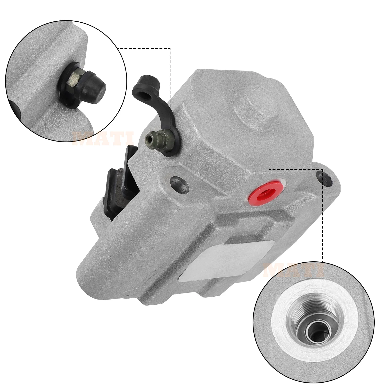 MATI Rear Brake Caliper for Polaris Big Boss 300 350 400 500 6x6 Magnum 425 6x6 1993-1999 1910125 5130953 5131175 1910130