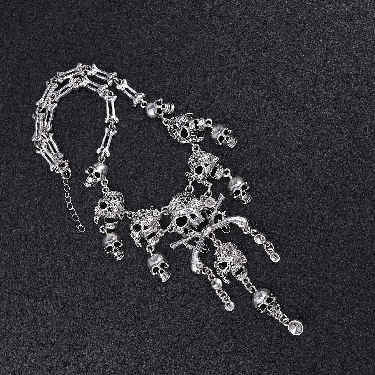 

skull necklace choker necklace skull jewelry skull pendant collar necklace for women pendant necklace