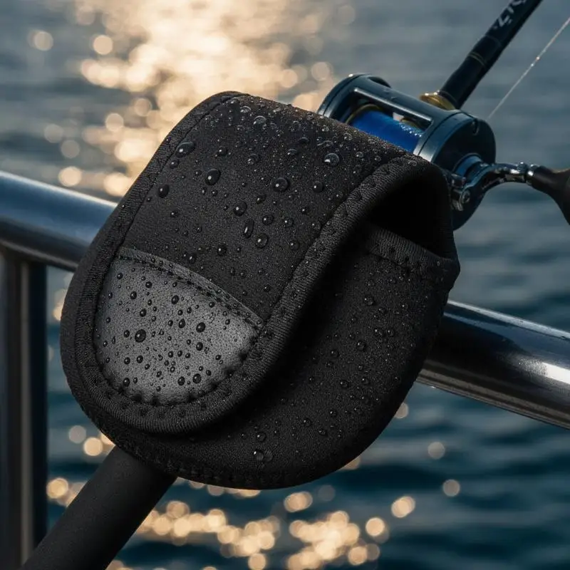 Fishing Reel Bag Bait Casting Reel Protective Case Cover Storage Thick Soft Bag For Bait Casting Reel Fishing Tackle