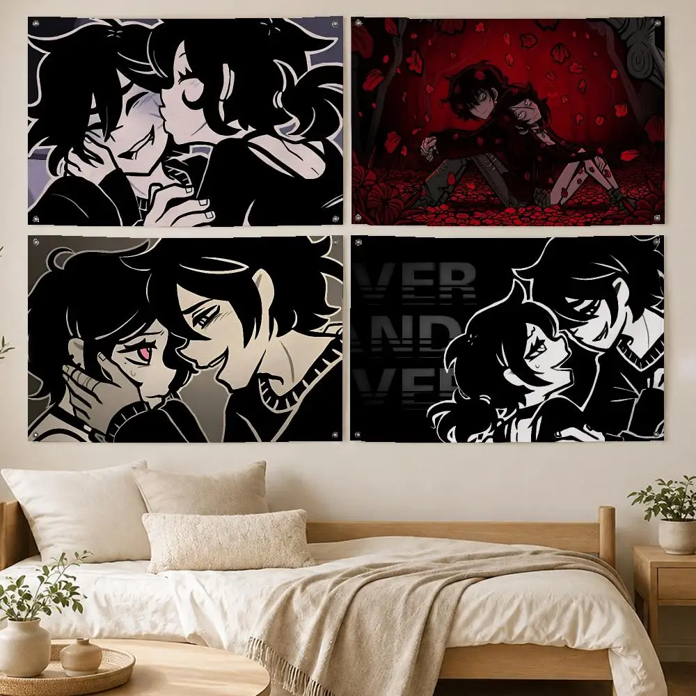 The Coffin of Andy and Leyley Flags Room Bedroom Home Outdoor Wall Hanging Concert Printed Background Decoration Art Banne