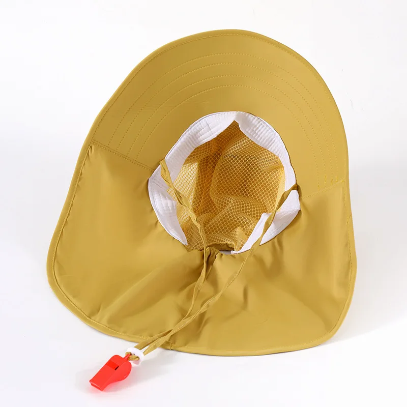 Children Sun Hat Summer Kids Outdoor Neck Ear Cover Anti UV Protection Beach Caps Kids Boy Girl Travel Flap Cap for Children